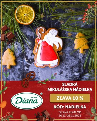 Mikuláš už je za rohom. Máme pre vás pripravenú sladkú nádielku, ktorá poteší deti, rodičov i všetkých milovníkov dobrého...